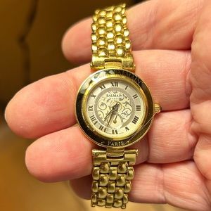 Pierre Balmain vintage gold watch.  Excellent condition.  1990’s era style.